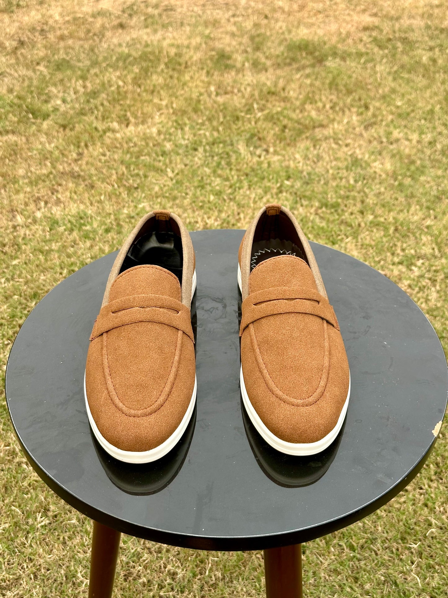 Musted suede