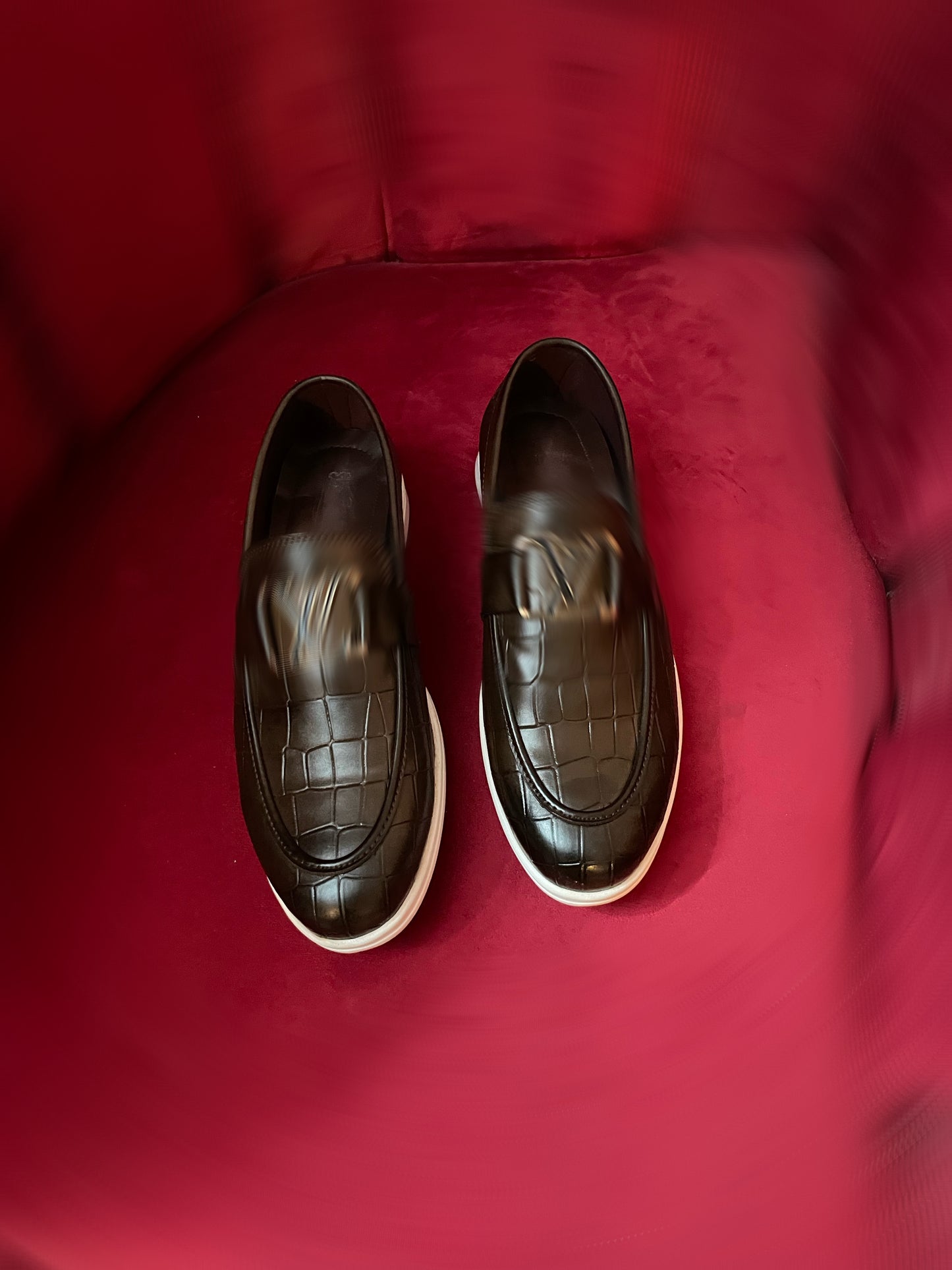 loafers with whitesole