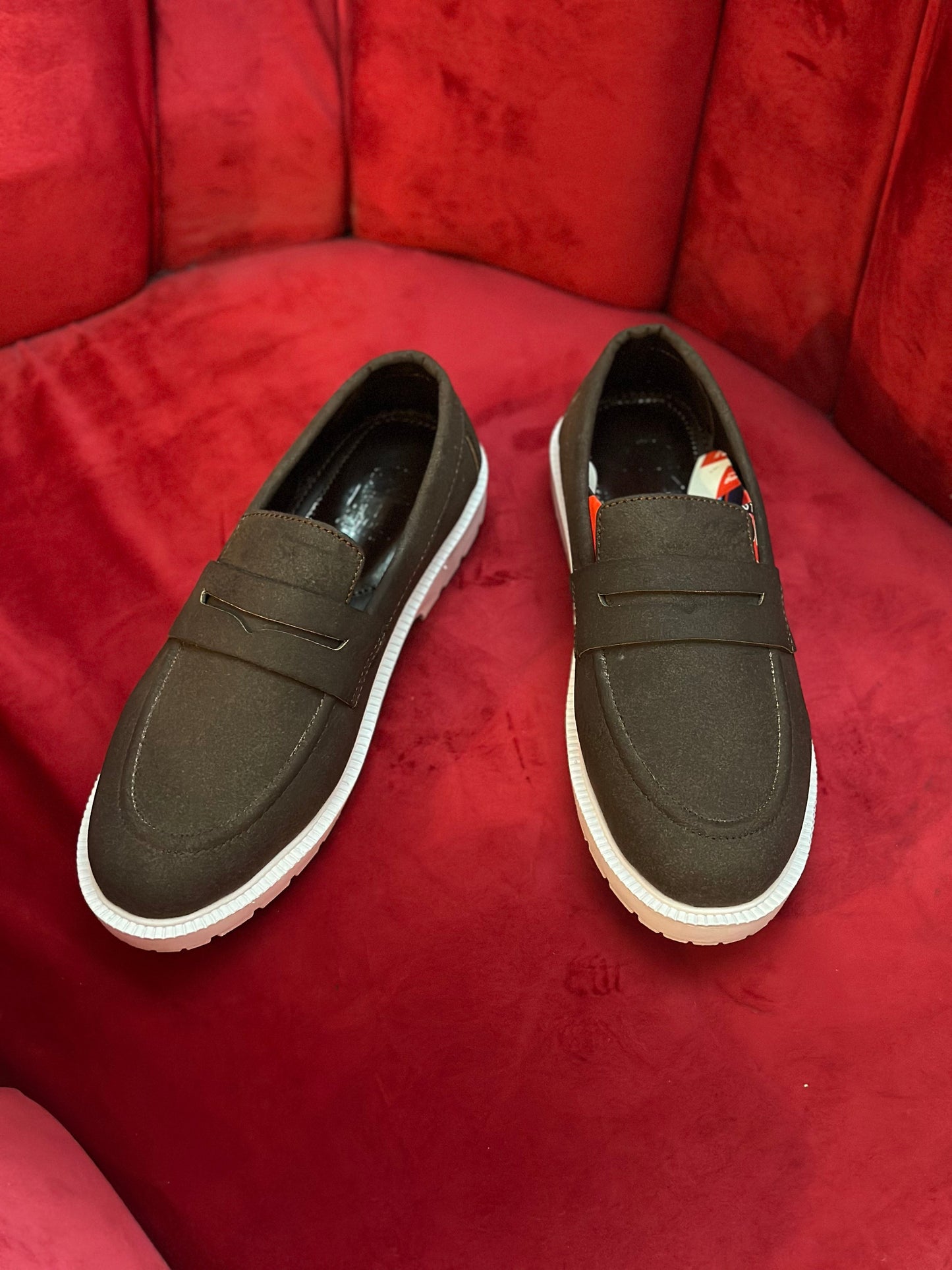 Suede brow loafer