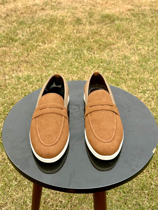 Suede loafer