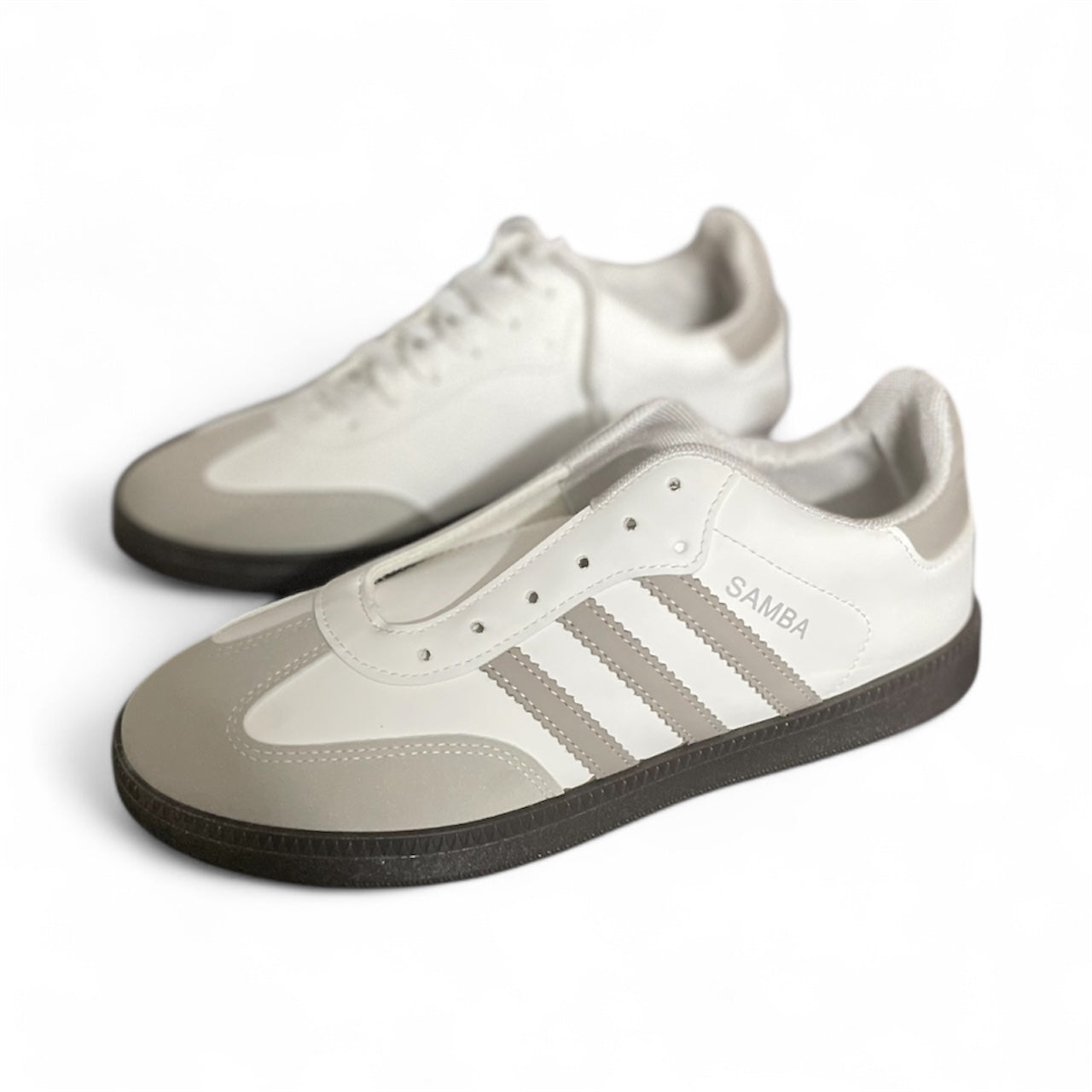 Samba white & grey
