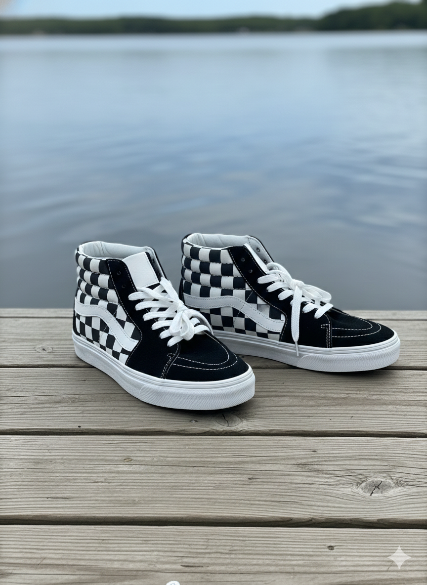 Blackwhite dot sneaker