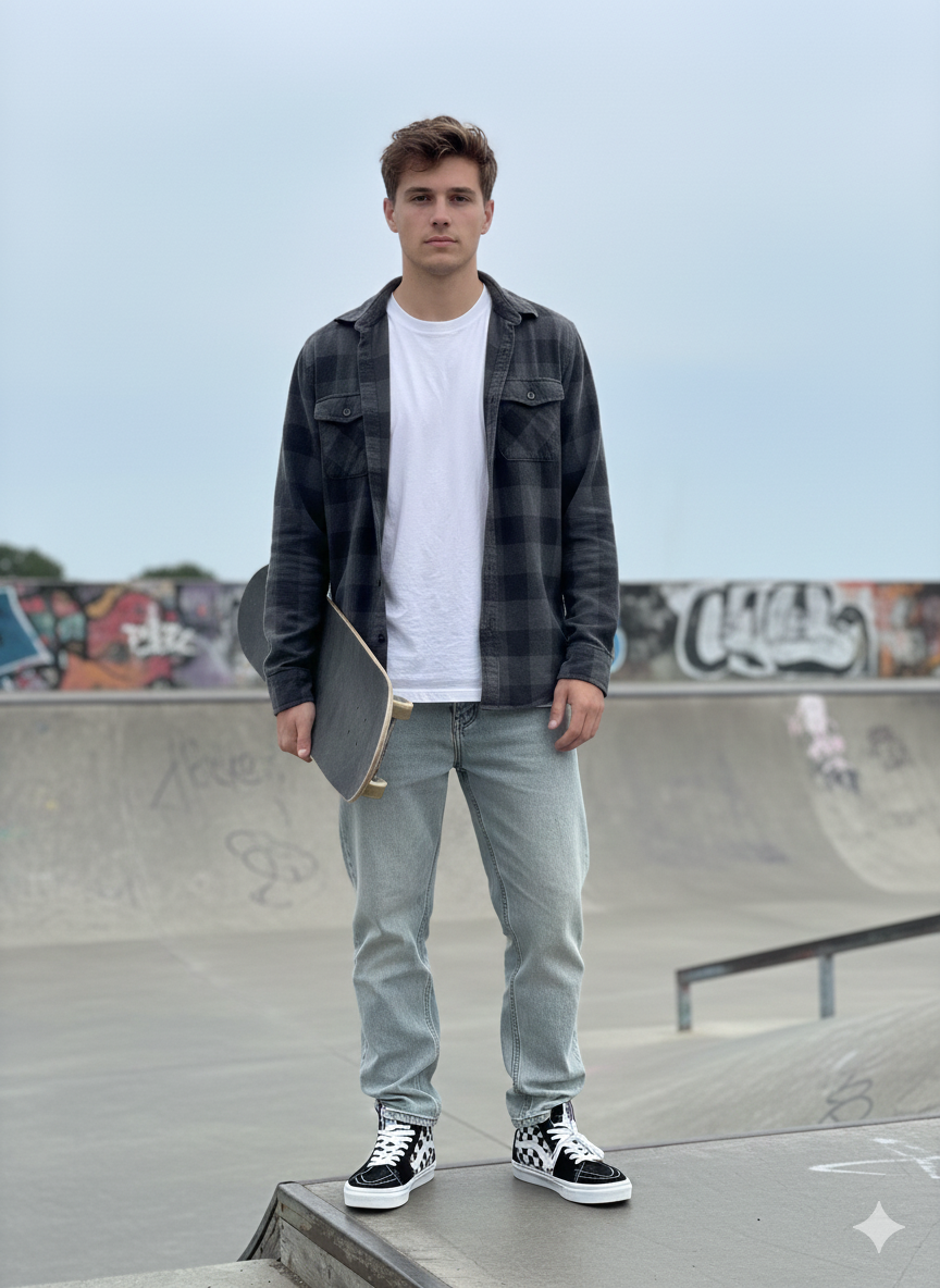 Blackwhite dot sneaker