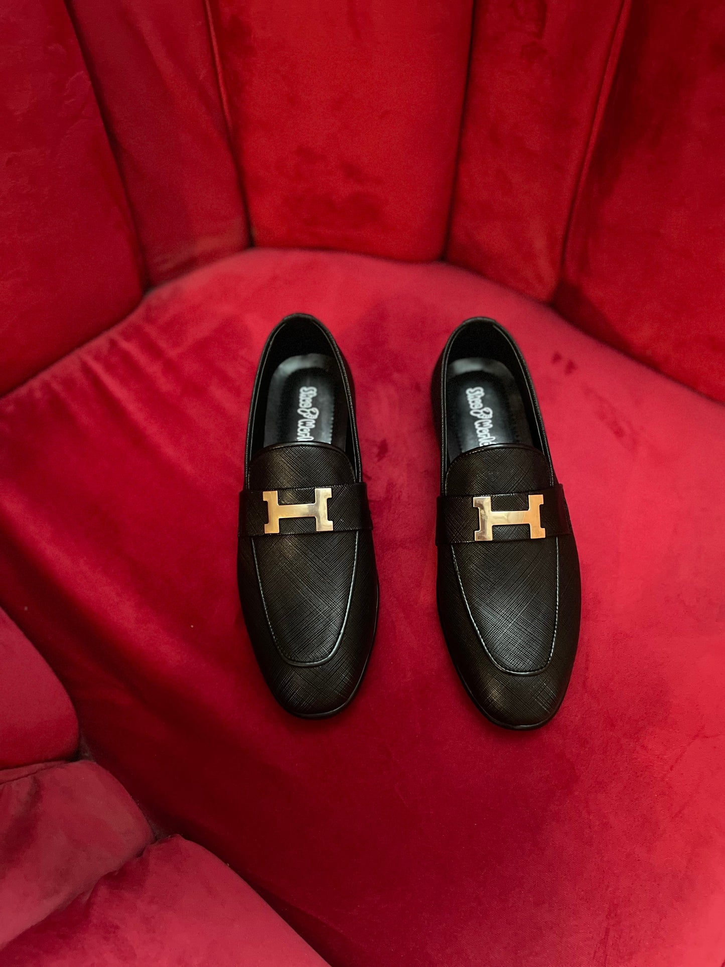 H logo shoes
